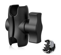 Hemlosk Aluminum Alloy 60mm Dual Socket Arm | Compatible with RAM Mounts, 1" Ball Component Mount Accessory, Connects Any Device with a 1" Ball Head