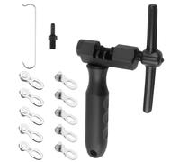 Hemlosk Chain Riveter Bicycle for 6-12 Speed Bicycle Chain Tool, 5 Pairs Bicycle Chain Rivets Bicycle Chain Repair Kit, Bicycle Chain Tool for Removing and Attaching for Mountain Bike, City Bike