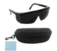 Hemlosk Laser and Pulsed Light Safety Goggles, IPL 190-540nm Laser Safety Glasses, UV Protection, Pulsed Light Hair Remover, UV400 Tanning Goggles Cosmetology Eye Protection