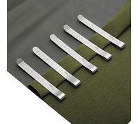 Hemming Clips, 20 PCS Stainless Steel Wonder Clips for Sewing, Quilting, Pinning and Marking - Metal Gauge Garment Measurement Fabric Accessories