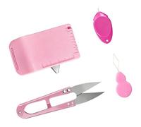 Hemming Guide Tool Set Featuring Positioning, Scale Reference and Small Thread Trimmers for Home Hobby Work Marker Ruler Footplate Fabric Line Quilting Notion Tailoring Mending Handwork Guide