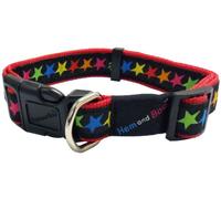 Hemmo & Co Stars Collar, 0.5-inch, Black