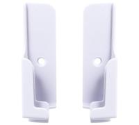 Hemobllo 1 Pair Adjustable Slot Wall Mount Bracket for Tablet and E-book, Abs Material Universal Phone and Tablet Holder Suitable for Home and Office Use