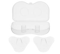 Hemobllo 1 Pair Breast Protector Breastfeeding Silicone Shields for Nursing Mothers Triangular Design Comfortable Protection Simple to Wear with Storage Carry Case for Daily Use