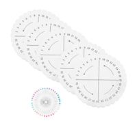 Hemobllo 1 Set Macrame Braiding Disk, White Eva Foam Kumihimo Board with Positioning Pins for Wire Jewelry, Bracelet & Bangle Making, DIY Craft Weaving Tool