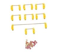 Hemobllo 1 Set Screw PCB Satellite Shaft Stabilizer for Mechanical Keyboard 6.25u 2u Mount Plate Compatible Standard Keyboards Lightweight Easy to Use