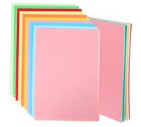 Hemobllo 100 Sheets Colored Cardstock Paper Bulk Scrapbooking Supplies for Crafts and DIY Projects Smooth Surface Heavy Construction Paper for Origami Art School Assignments