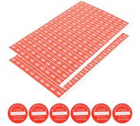 Hemobllo 1000 Pcs Red Round Void Adhesive Warning Labels 1cm Fragile Tamper-evident Stickers for Electronics Phone Computer Security Date Seal
