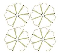 Hemobllo 100pcs 1-inch Steel Pipe Nail Clips with Half Clamp Hook Tube Clip Clamp for Water Pipe Fixing Construction Hook Nails for Plumbing and Home Improvement