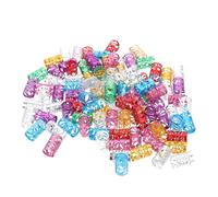 Hemobllo 100pcs Aluminum Hair Braid Dreadlocks Hair Jewelry Braiding Beads for Graduation W nd Braid Jewelry