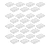 Hemobllo 100pcs Disposable Lab Plastic Pathology Embedding Cassette Mold Base 7x7x5mm with Lid for Histology Specimen Embedding and Medical Testing