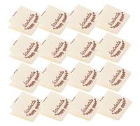 Hemobllo 100pcs Handmade Fabric Labels Vintage Style Cotton Sewing Tags for Knitting Crochet DIY Crafts Classic Pattern Embellishments for Sweaters Jeans and Handmade Gifts