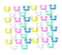 Hemobllo 100pcs Sewing Bobbin Clips Thread Holder Tool Shape for Spool Organization Durable Plastic Sewing Accessories for Handcraft and Mending