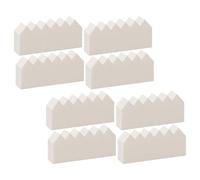 Hemobllo 100pcs White Synthetic Latex Face Puff for Makeup Soft Touch Versatile Cosmetic Blending Pads for Daily Makeup Application