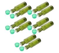 Hemobllo 10pcs 100ml Green Glass Olive Oil Dispenser Bottle | Light-blocking Design, Refillable Storage for Sauces, Vinegars, Soy Sauce and Vegetable Oil, Elegant Tabletop Use