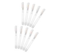Hemobllo 10pcs 3mm Empty Paint Marker Pens round Head, Refillable Plastic Blank Markers for Alcohol-based Inks and Mixed Media, for Annotations and Creative Expression