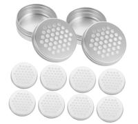 Hemobllo 10pcs 60ml Aluminum Aroma Diffuser Box Lightweight Scent Training Container Essential Oil Air Freshener for Home for PET Training and Indoor Use