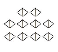 Hemobllo 10pcs 86 Type Socket Cassette Repairer with Screws Electrical Box Junction Wall Socket Repair Tool for Switch and Outlet Box Maintenance