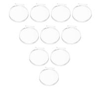 Hemobllo 10pcs Acrylic Medal Display Box for Awards and Badges, Coin Storage Holder with Amplifying Detail and Efficient Protection, for Travel and Presentation, Size 6.00x5.50x1.00cm