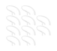 Hemobllo 10pcs Adjustable Silicone Ear Hooks for Wireless Earbuds, Soft Replacement Ear Clips with 360° Rotation, Anti-slip Design for Sports and Gym Use