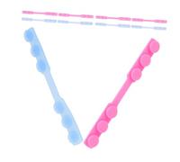 Hemobllo 10pcs Adjustable Silicone Mask Extender for Ears with Reusable Soft Ear Relief Hooks, Comfortable Strap Holder for Mask Protection During Travel and Daily Use
