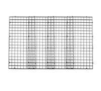 Hemobllo 10pcs Black Aquarium Fish Tank Divider Grid Panel, Fish Tank Bottom Filter Tray for Separation and Filtration, Aquarium Isolation Mesh Suitable for Aquascaping and Breeding