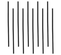 Hemobllo 10pcs Black Plastic Hair Hoop Teeth Grip Strips for Hairbands Comfortable Material Versatile Use Anti-slip Design for Craft and Everyday Hair Styling