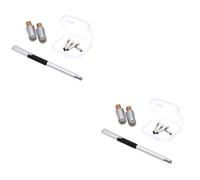 Hemobllo 10pcs Capacitive Pen Handwriting Touch Screen Pen Replacement Tips for Tablet Writing Tool Silver Metallic for Phone and Computer Use
