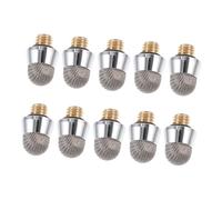 Hemobllo 10pcs Capacitive Stylus Pen Replacement Tips Mesh Nibs with M5 Outer Thread for Touch Screen Drawing and Writing Universal Stylus Parts for Tablets and Smartphones