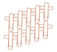 Hemobllo 10pcs Cross Paper Clips Creative Metal Clips with Longer Service Life Compact Beautiful Design Not Easy to Deform for Office and Study