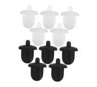 Hemobllo 10pcs Dust Plug Silicone Caps for Jack Plug Protect Microphone Port Audio Socket Cover Black Dvd and Microphone Use