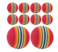 Hemobllo 10pcs Eva Foam Rainbow Ball Cat for Kittens and Small Dogs Lightweight Safe for Pets Indoor and Outdoor Play Suitable for Chasing and Training