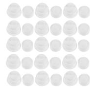 Hemobllo 10pcs Leakproof Silicone Toothpaste Pump, Toothpaste Paste Squeezer, Automatic Dispenser Spare Parts, White, Bathroom, for Travelers and Families