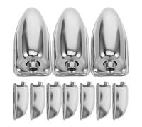 Hemobllo 10pcs Metal Snare Drum Lugs for Tom Drum Percussion Parts Single End Ear Hooks for Musicians