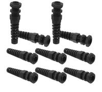Hemobllo 10pcs Nylon Junction Box Cable Gland Adjustable Spiral Grip Cord Connectors with Precision Locking Mechanism for 4-8 MM Wire Thread