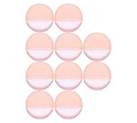 Hemobllo 10pcs Pink Flocking Cushion Powder Puff Makeup Setting Puff for Beauty Salon and Home Use Soft and Sturdy Cosmetic Powder that Saves and Grips Well
