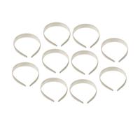 Hemobllo 10pcs Plain Hard Craft Headband Plastic Wide Hairband for Women Aesthetic Solid Headband for Makeup and Spa Sessions