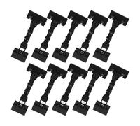 Hemobllo 10pcs Price Tag Double-Ended Clips for Retail Merchandise Display Sign Clips for Shop Windows for Hanging Tags Clothing Racks
