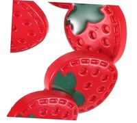 Hemobllo 10pcs Resin Strawberry Buttons for Clothing Cute Plastic Sew Embellishments for DIY Jewelry and Sewing Projects Easy Attachment Cartoon Design