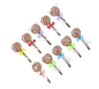Hemobllo 10pcs Small Pet Molar Chew for Rabbits and Guinea Pigs, Natural Timothy Grass and Branch Material, Discomfort and Massage Gum, Safe Chew Stick for Hamsters Random Color