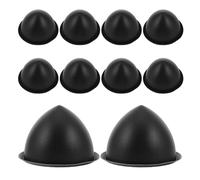 Hemobllo 10pcs Speaker Dust Caps 35mm Bullet-head Dome Coil Covers for Subwoofer and 35mm Speaker Units Lightweight Pp Material Replacement Caps to Reduce Distortion for Audio Repairing