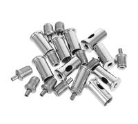Hemobllo 10pcs Stainless Steel Wire Rope Clamp Cable Clips for Billboard Rope Secure Installation Ensuring Safety Suitable for Outdoor