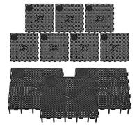 Hemobllo 10pcs Under Gravel Filter Fish Tank Gravel Substrate for Planted Aquarium Black Aquarium Sand Mesh Fish Tank Filter Stratum Egg Fish Tank Bottom Tray Partition Plate Betta Fish