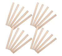 Hemobllo 10pcs Wood Architectural Scale Ruler for Office and Mathematics Drawing Tasks, 30cm Wooden Measurement Ruler Dual Scale, Comfortable and Safe Grip, Smooth Edge for Woodworking