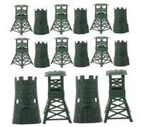 Hemobllo 10set Miniature Military Model Realistic Simulation Military Props for Desktop Display Teaching Aids and Collectibles Durable Construction