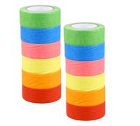 Hemobllo 12 Rolls Colorful Masking Tape 10mm X 20m Single-sided Adhesive Art Painter Tape for Drawing Labeling and Crafting for Painting and DIY Projects