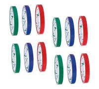Hemobllo 12 Rolls Pet Bag Sealing Tapes for Stainless Steel Bag Sealers Colors Red Blue Green Market and Home Vegetable Tying Tape for Fresh Food Packaging and Storage