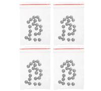 Hemobllo 120pcs Stainless Steel Mixing Agitator Balls 7mm 0.28inch Diameter Reusable Nail Polish Mixer Balls for Mixing Paints and Inks for DIY Nail Art and Craft Use