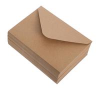 Hemobllo 120pcs Vintage Kraft Paper Letter and Envelope Set Blank Wedding Postcards Preserved Forever Versatile Use Classic Style for Anniversaries