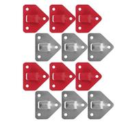 Hemobllo 12Pcs Fire Extinguisher Mounting Brackets Wall Hooks Triangular Iron Construction for Workplace and Home Fire Protection
